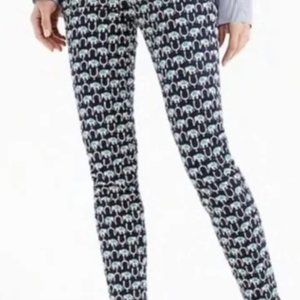 J. Crew  Martie Slim Crop Pant in Eelephant Two-way Stretch Cotton Women Size 8